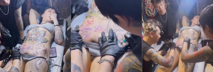 也不知道那种刺龙画虎满身纹身的女人操起来咋样？