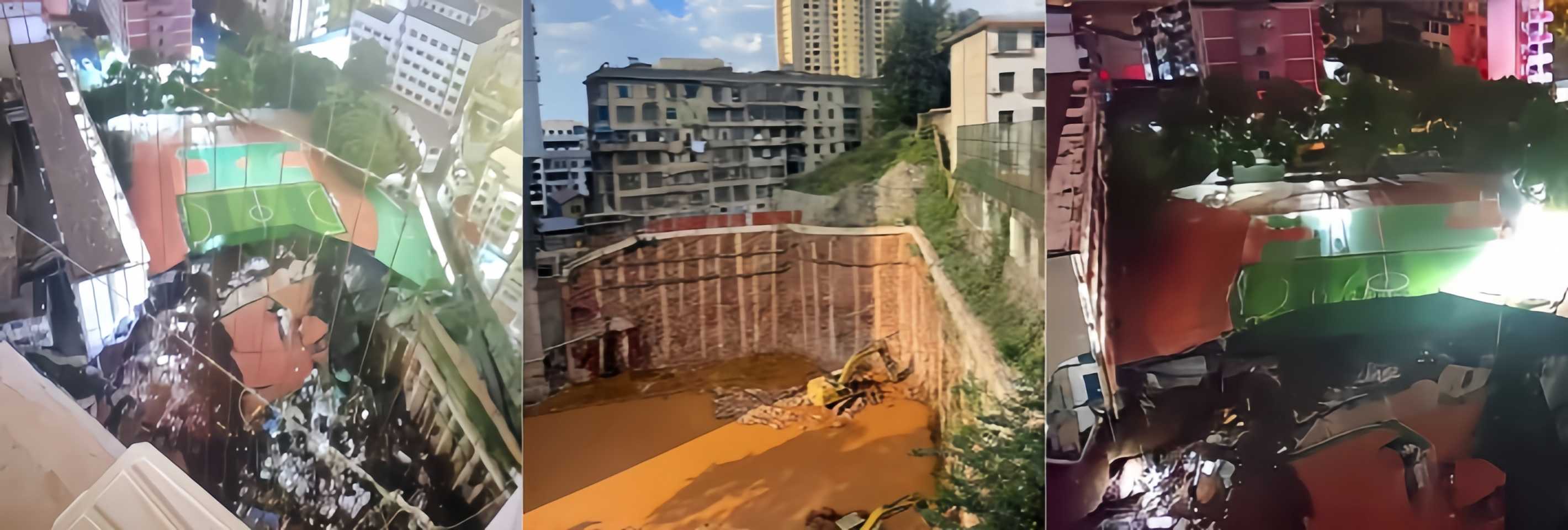 湖南邵阳资江小学教学楼深夜垮塌 疑似施工违规引发事故 现场视频流出！