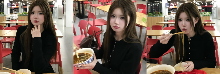 大学食堂 情侣大胆亲热 女友蹲下含屌被偷拍 众目睽睽下上演限制级