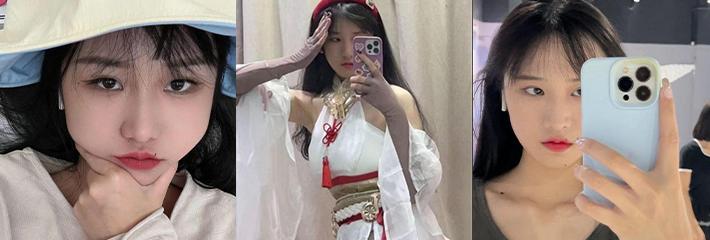 高颜值女大 视频裸聊录屏泄密 与网恋男友深夜骚聊 反差至极
