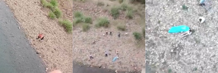 江西李渡小年轻闹架 男子丢下汽车跳河自杀 再打捞上来之后已经盖上了白布!