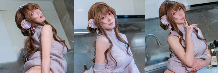 长腿白虎福利姬 咬一口兔娘 新作 在丈夫身边 禁忌诱惑惊艳来袭！