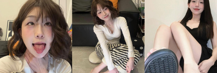 抖音15w粉丝网红 从未见过如此纤瘦秀气白嫩的美脚 绝对的食品级玉足 根本顶不住！
