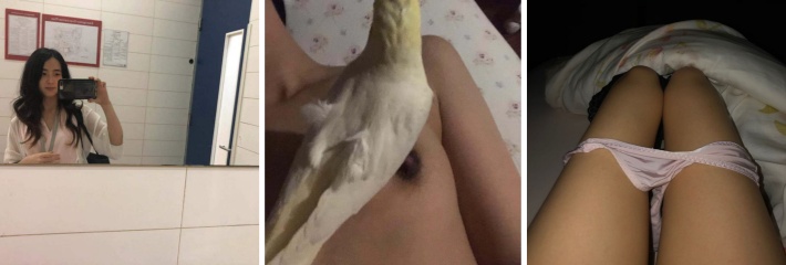 曝光婊子胡凯婷居家自拍，羞涩的外表之下，却隐藏着放荡的心