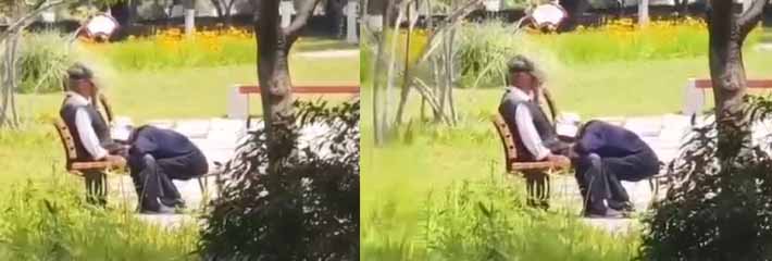 公园大爷大妈公园打野战视频完整版 独属老一辈人的激情时刻 要么说还得是你大爷！