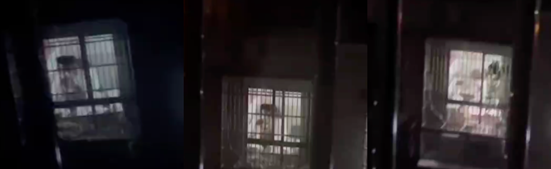 夫妻在家做爱不拉窗帘激战三百回合，邻居全程围观活春宫全程太刺激！
