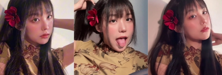 推特福利姬 yum_707玉米 艺校美女 7月最新资源火爆上线 黄色旗袍挑逗 露脸开档黑丝秀足交！