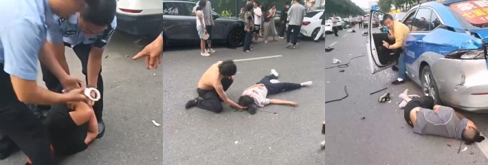 一脚油门酿惨剧？河南洛阳汽车撞向人群致多人死伤
