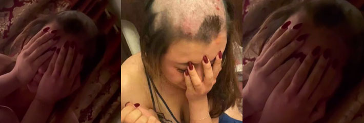 丈夫看到妻子与客户聊天内容炸锅，殴打妻子并且剃秃头才被迫承认出轨发朋友圈