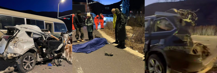 河北崇礼吊车刹车失灵狂撞13车 现场惨烈如灾难片 3人重伤血流满地！