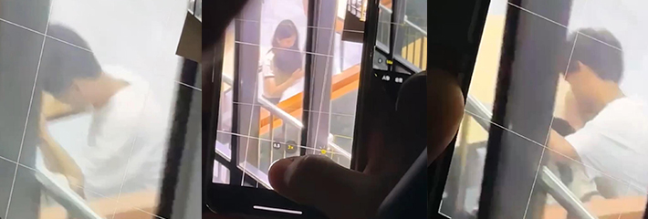 毫无廉耻！江门某校女大学生跟男友在教室激战！被全程记录