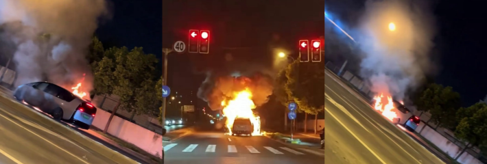 新能源车又出事了！理想MEGA电车行驶中自燃爆燃 火光瞬间吞没整车 安全再度成为热议焦点！