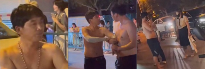大义灭亲 曹县万基 儿子当街抓到出轨老妈 打电话叫他爸过来抓人 果真是爸爸的好大儿！