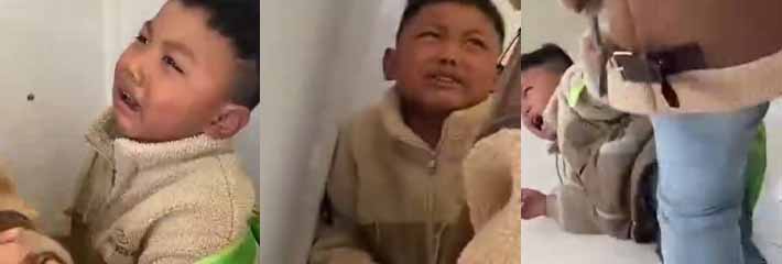 幼儿园里的恶魔！幼师对小朋友拳打脚踢 看着不像第一次 应该是惯犯 真是人神共愤！