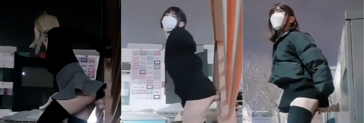 极品人妻取乐之道 户外露出把假鸡巴吸在各种设施上后入自慰