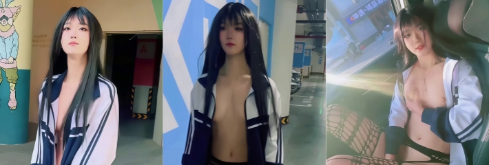 西萌工作室人气女神 柚柚 最新私拍流出 真空校服黑丝商场露出 楼梯间激情做爱 刺激感爆棚！