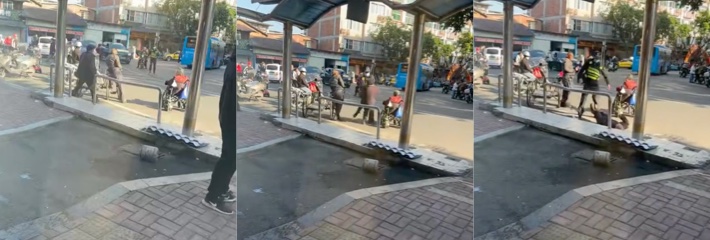 福建宁德福安街头 城管暴力执法推倒老人引发公愤 老人当场倒地不治！