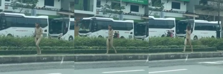 主人的任务 玩到外国去了 大早上就在街头全裸露出 又是羡慕金主的一天！