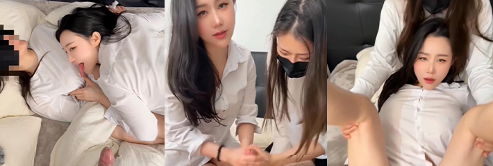 推特高颜值网黄 汐梦瑶 与闺蜜一起服侍男友 白虎姐妹花高能榨精！