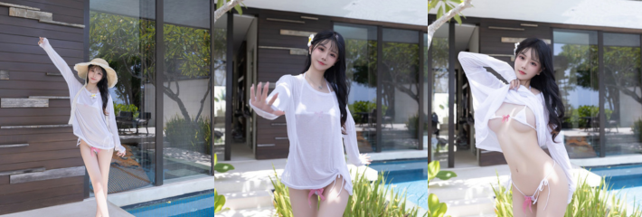 秀人网顶级女模 谢小蒽 再献巨作 身穿超细丁字泳裤勒逼诱惑 完美露脸实拍堪称撸管神片！