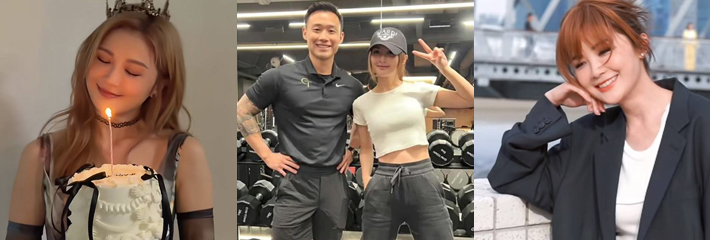 43岁阿Sa蔡卓妍 泰国举办婚礼 甜蜜晒照婚戒 嫁小10岁健身教练林俊贤 全网祝福