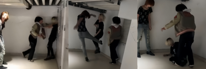 三名视觉系精神小伙 地下室打架斗殴 手无缚鸡之力的对决笑翻全网！