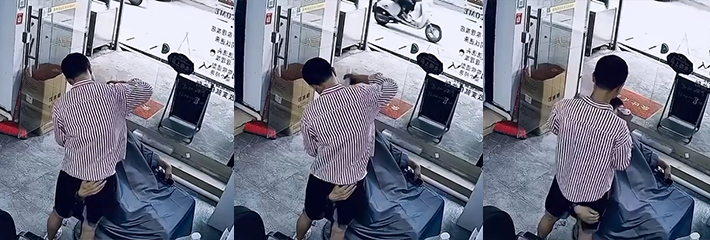 理发店生意难做哦 既要会理发 还得接受得了客户的性骚扰