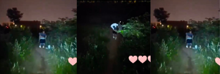 偷情的荡妇淫夫在外野战被无人机拍到 男子提上裤子撒腿就跑女子边跑就边系扣！！
