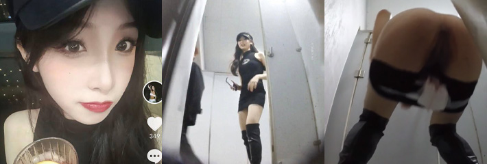 抖音网红 chili 在酒吧女厕被偷拍 镜头怼脸怼穴特写 嫩穴一览无余 诱惑感爆棚