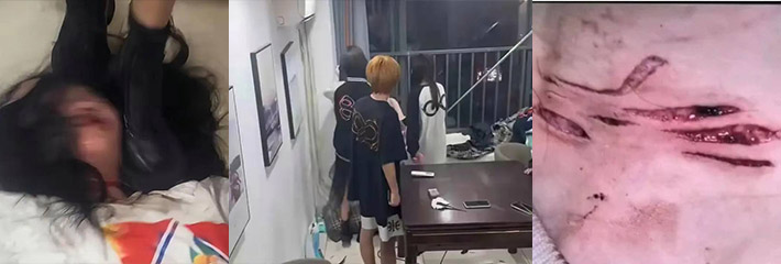 长沙市岳麓区西雅中学女生为避免霸凌殴打割喉事件！不料却换来变本加厉的殴打！
