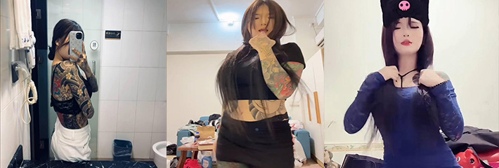 快手精神小妹 小思琦 一身纹身骚货自制裸体合集每次不同男人 给金主展示纹身与蜜穴的诱惑!