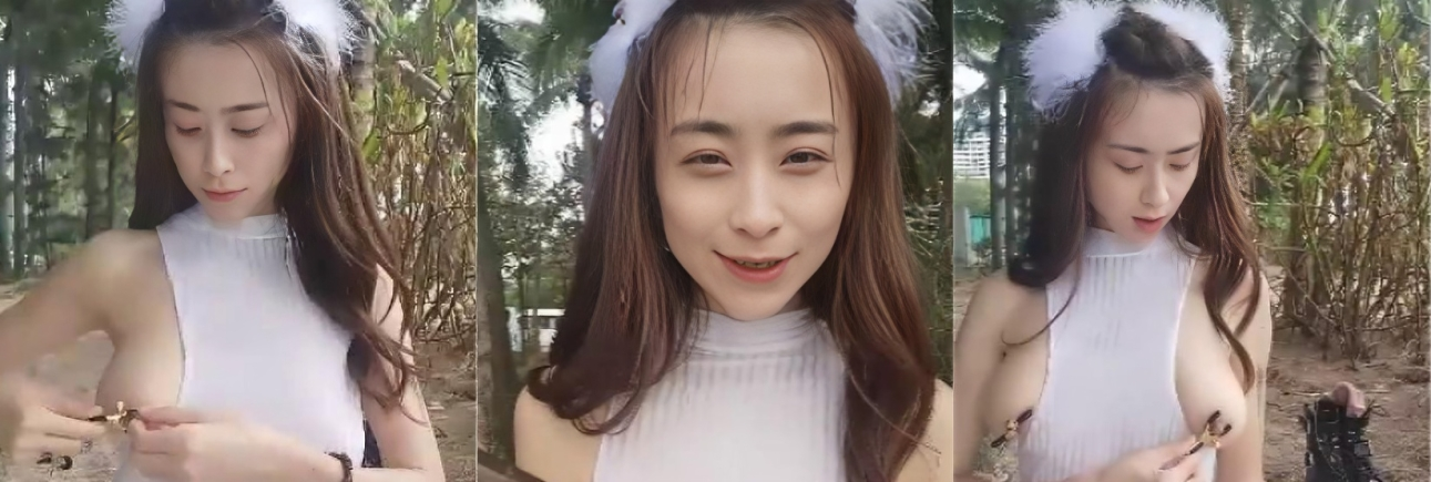 快手网红 西安大表姐 高颜值反差婊 沙滩赤裸露出自摸狂欢