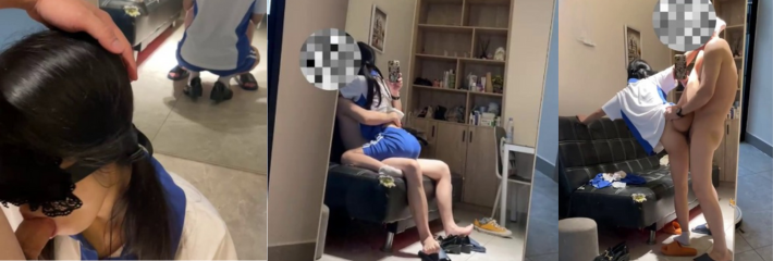 海角社区 校服女大学生演绎父女乱伦 蒙眼调教后入爆操 淫语挑逗骚穴淫水流！