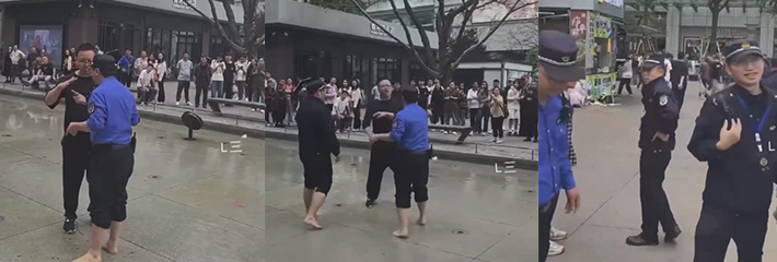 全网寻找陈洁 重庆观音桥步行街观景池 男子大声表白陈洁!