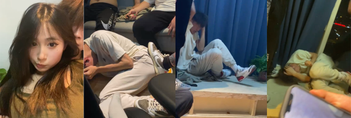 渣男「方国立」造女生黄谣男主到酒店开门一看，一群抠脚大汉将其一顿爆锤