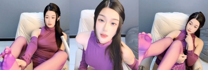 ASMR诱惑系列 桃桃奶冻咩 带你来感受一下姐姐新买的丝袜 你能否听着安然入睡呢？