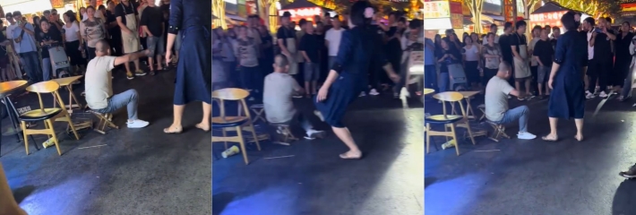 被打了9个耳光还被踹了一脚，男子全程未还手，这种情况能拿到多少赔偿呢？真是泼妇！