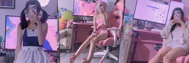 抖音网红晗堡包线上引流，线下卖萝莉小美女跟榜一大哥性爱视频泄漏，钱到位人人可搓!