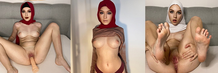 体验中东异域风情 穆斯林模特Fareeha_Bakir 头巾下裹着的爆炸的体验感！