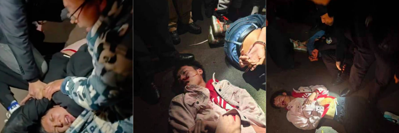 四川乐山滟澜洲惊现人贩子！惨遭被抓一顿暴打～没有被打死可惜了！