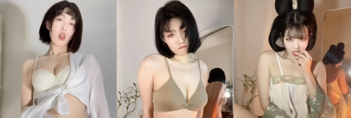 快手网红 紫月很会跳 古风COS擦边挑逗 阿黑颜骚气十足