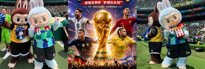 2026美加墨世界杯盛大开幕 中国LABUBU萌趣首发 拉丁天后夏奇拉压轴嗨翻全场