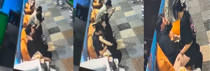 饥渴情侣在台球厅激情打炮 咱就是说在人面前也毫不害臊？