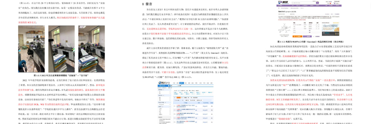 实名举报华中某业大学 黄某若 教授学术造假！11名研究生制作129页PDF完整版将其曝光！
