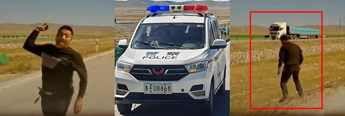青海打砸拦车事件！一司机遭遇打砸拦车 后车窗被砸烂 三名嫌疑人已被控制