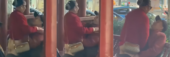 蚌埠大唐公园 大白天大爷大妈竟公然做爱 尺度大到喷血