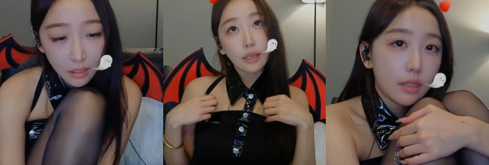B站ASMR声控博主 酥酥学姐 黑丝情趣制服 玉足摩擦耳朵 画面香艳十足