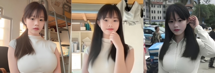 湖南F杯巨乳学妹 林梓萱 为借6000元裸贷 宿舍全裸自慰讨好金主 被金主翻脸无情曝光！