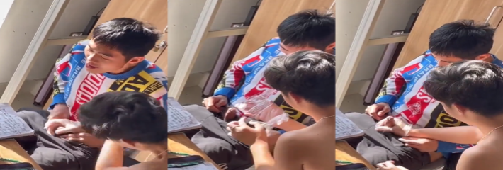 00后10后宿舍炸裂操作 好兄弟仗义帮处男舍友打飞机 处男可以坚持这么久的吗？