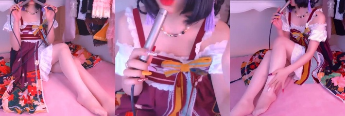 ASMR助眠诱惑 纯欲小羊反差表演 超绝不经意色色美足展示中！